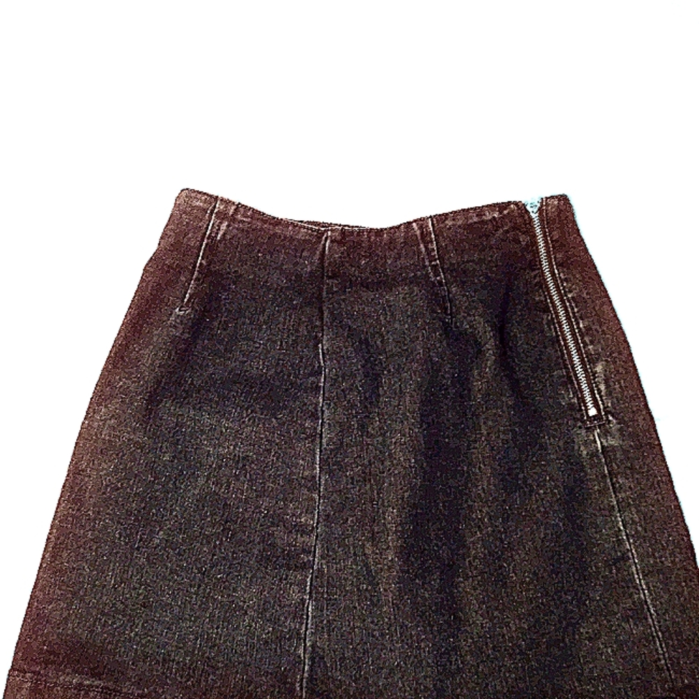 Denim mini skirt